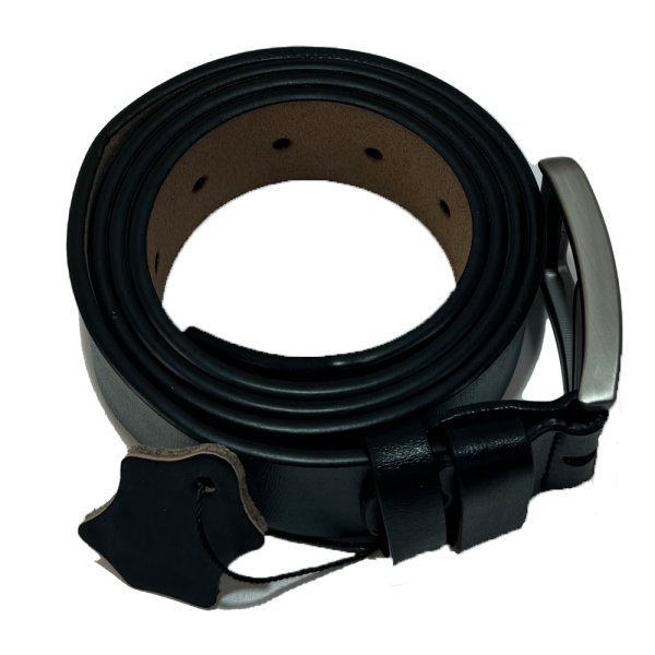 BELT – Classic Genuine Leather – Midnight Black