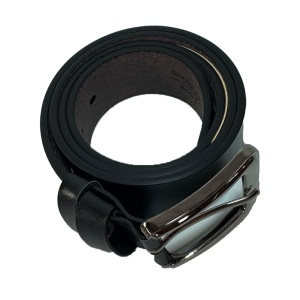 BELT – Elegance Leather Belt – Onyx Black
